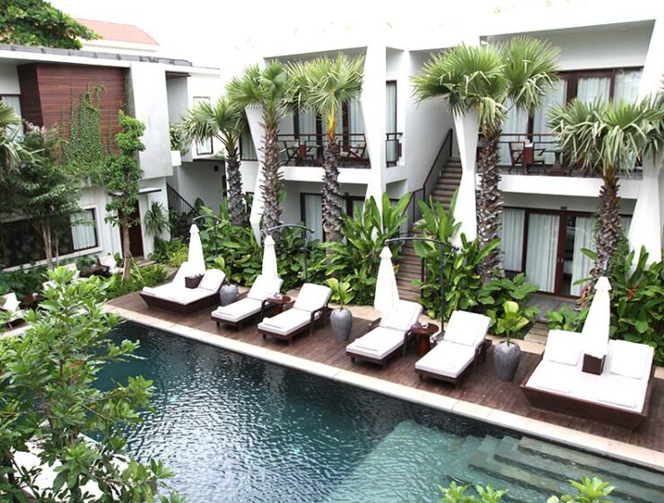 Jaya House River Park hotel swimming pool, in Siem Reap, Cambodia, photo by Ivan Kralj