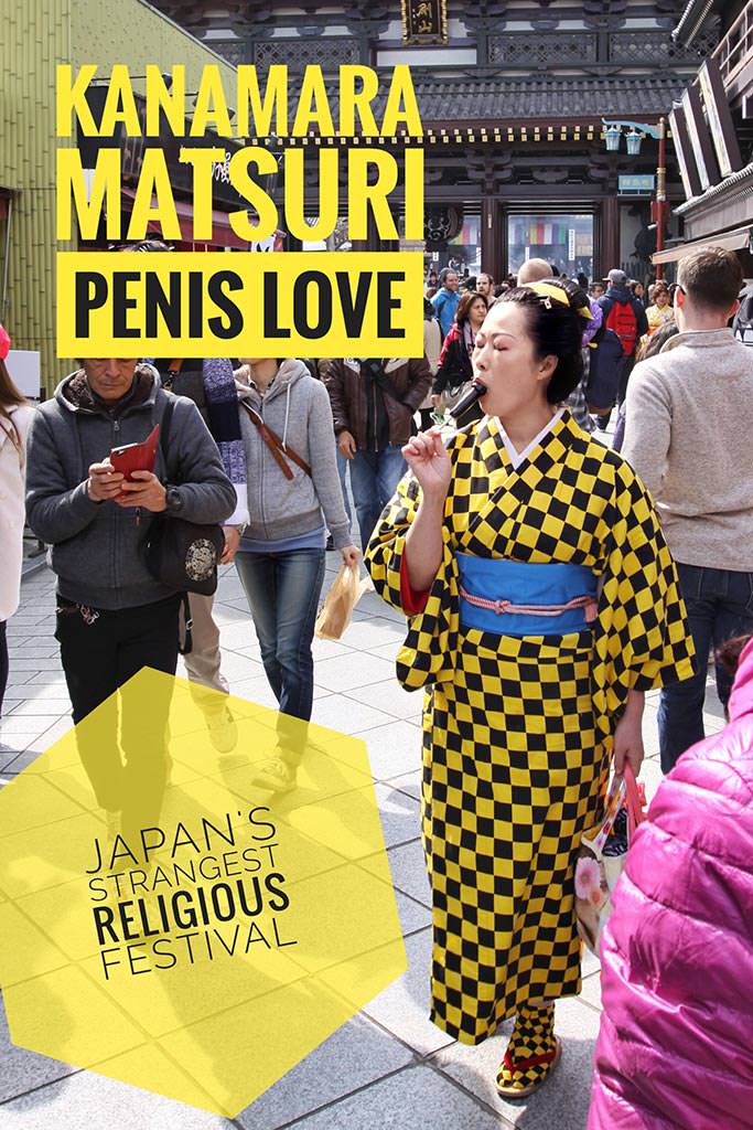 Kanamara Matsuri is Japan's penis festival. We bring you to Kawasaki, the place of the most unusual religious event! Imagine penis parade, licking phallus-shaped lollipops and other strange customs you do not expect to see in a shrine!