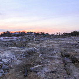 Debris at the site of the former amusement park Nara Dreamland in Nara, Japan, photo by Ivan Kralj