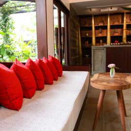 Spa entrance at Jaya House River Park hotel, in Siem Reap, Cambodia, photo by Ivan Kralj