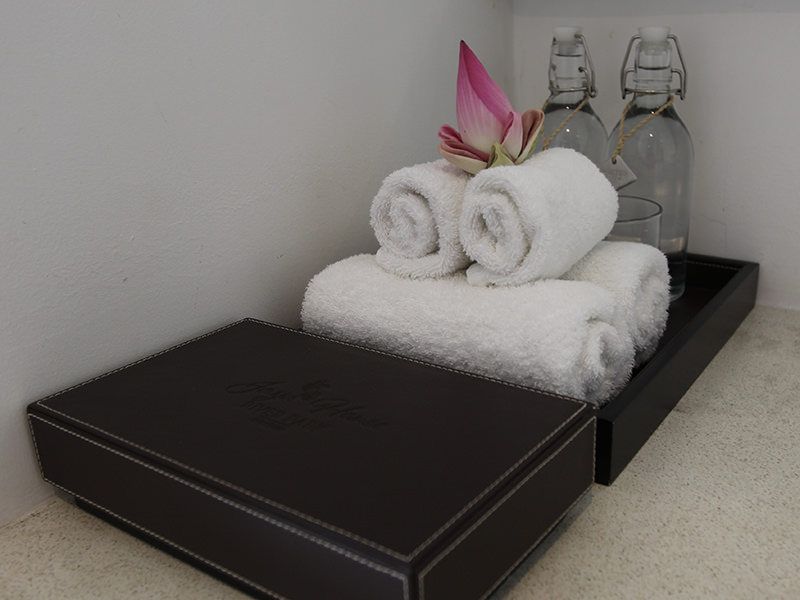 Lotus flower and towels in Junior Suite of Jaya House River Park hotel, in Siem Reap, Cambodia, photo by Ivan Kralj
