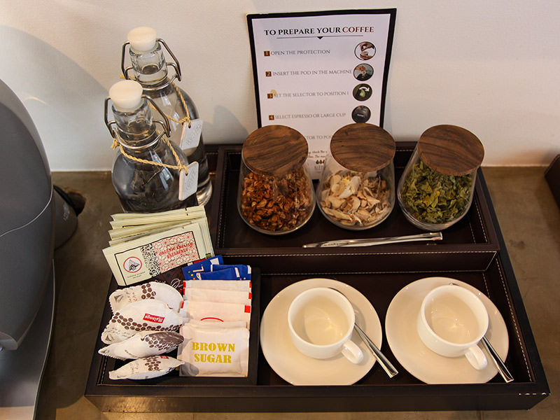 Tea variety in Junior Suite of Jaya House River Park hotel, in Siem Reap, Cambodia, photo by Ivan Kralj