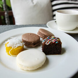 Cakes served for breakfast at the restaurant of Jaya House River Park hotel, in Siem Reap, Cambodia, photo by Ivan Kralj