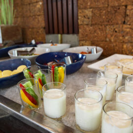 Breakfast buffet at the restaurant of Jaya House River Park hotel, in Siem Reap, Cambodia, photo by Ivan Kralj