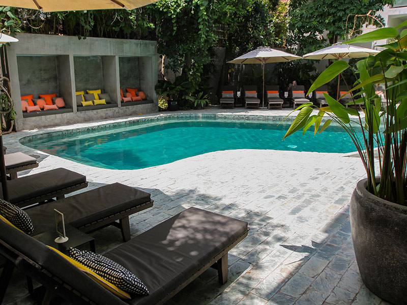 Swimming pool at Rambutan Resort Phnom Penh, Cambodia, photo by Ivan Kralj