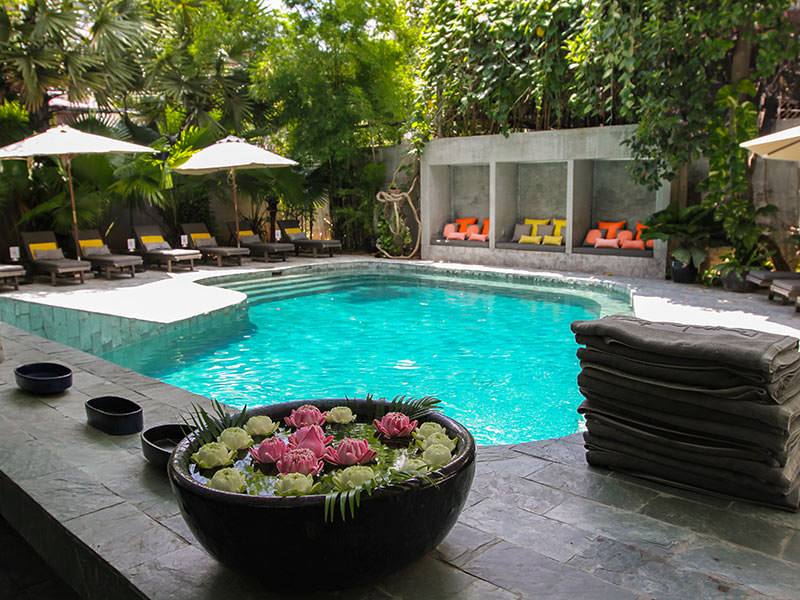 Swimming pool at Rambutan Resort Phnom Penh, Cambodia, photo by Ivan Kralj
