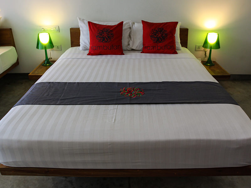 Double bed at Rambutan Resort Phnom Penh, Cambodia, photo by Ivan Kralj