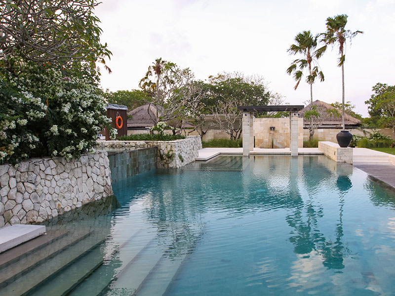 The main swimming pool at the Balé resort in Nusa Dua, Bali, Indonesia, photo by Ivan Kralj