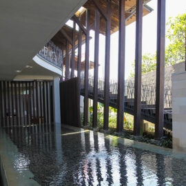 Lobby with pool at the Balé resort in Nusa Dua, Bali, Indonesia, photo by Ivan Kralj