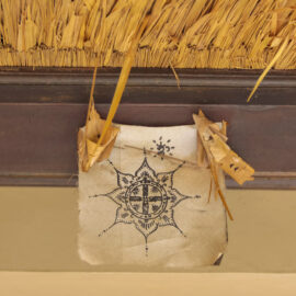 The decoration at the entrance to the private pavilion at the Balé resort in Nusa Dua, Bali, Indonesia, photo by Ivan Kralj