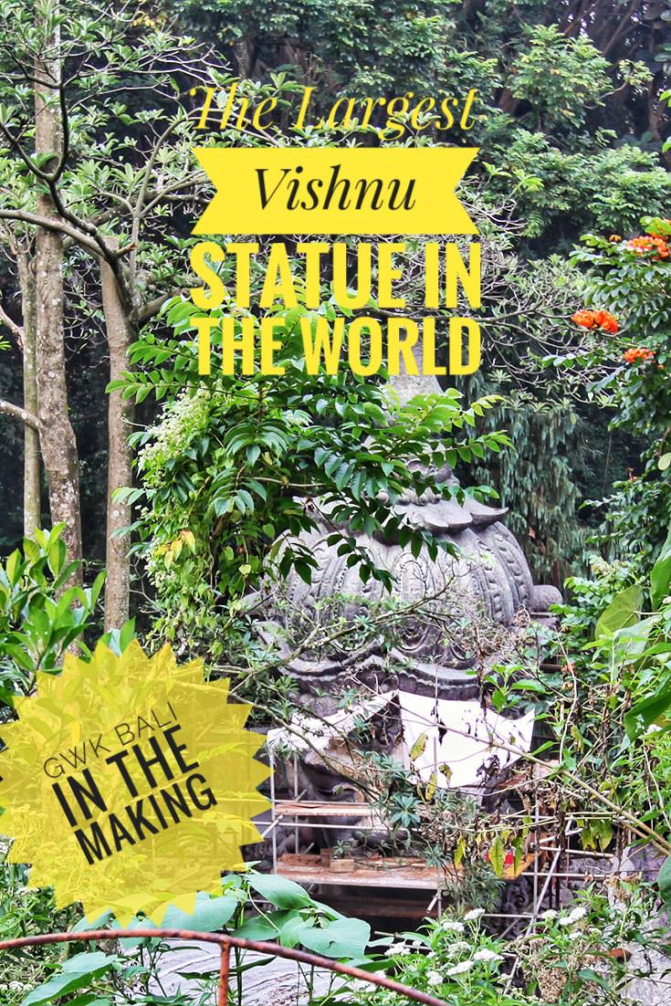 Secret photo of the head of the most massive Vishnu sculpture ever made - Garuda Wisnu Kencana will be placed in Bali and rank like one of the largest statues in the world!