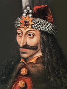 The portrait painting of Vlad Dracula, also known as Vlad Tepes (Vlad the Impaler), due to the brutal capital punishment he provided to his enemies