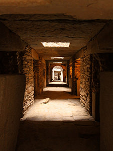 Underground chambers of Nefas Mewecha, the largest megalithic tomb on Earth, in Aksum, Ethiopia, photo by Ivan Kralj