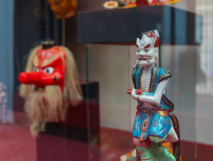 Exhibits at Devil's Museum in Kaunas, Lithuania, photo by Ivan Kralj