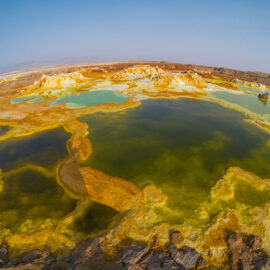Unearthly colorful landscape at Dallol, Danakil Depression, Ethiopia, the hottest place on Earth, photo by Ivan Kralj
