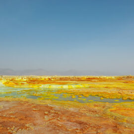 Unearthly colorful landscape at Dallol, Danakil Depression, Ethiopia, the hottest place on Earth, photo by Ivan Kralj
