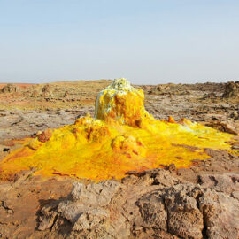 Unearthly colorful landscape at Dallol, Danakil Depression, Ethiopia, the hottest place on Earth, photo by Ivan Kralj