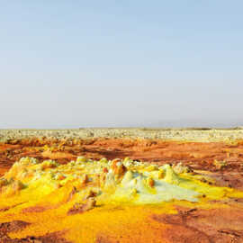 Unearthly colorful landscape at Dallol, Danakil Depression, Ethiopia, the hottest place on Earth, photo by Ivan Kralj