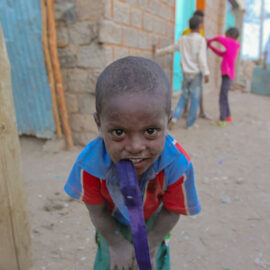 Village kid posing in Danakil Depression, Ethiopia, the hottest place on Earth, photo by Ivan Kralj