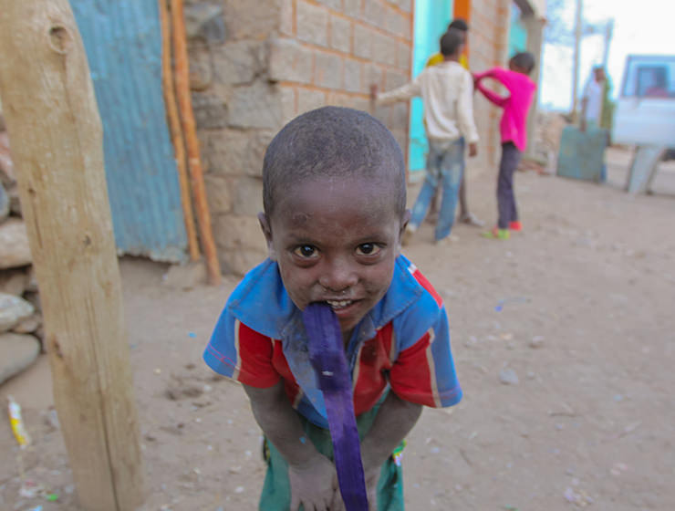 Village kid posing in Danakil Depression, Ethiopia, the hottest place on Earth, photo by Ivan Kralj