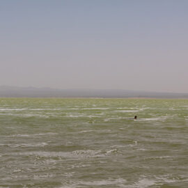Lake Afrera or Lake Giulietti, the salt water lake in Danakil Depression, Ethiopia, the hottest place on Earth, photo by Ivan Kralj
