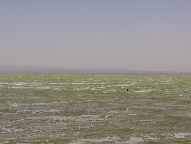 Lake Afrera or Lake Giulietti, the salt water lake in Danakil Depression, Ethiopia, the hottest place on Earth, photo by Ivan Kralj