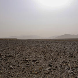Rough terrain in the desert in Danakil Depression, Ethiopia, the hottest place on Earth, photo by Ivan Kralj