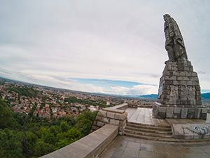 Alyosha Monument at Bunarzhik Hill, offering great views of Plovdiv, Bulgaria, the oldest city in Europe, photo by Ivan Kralj