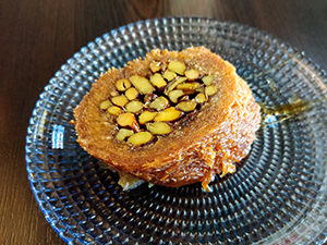 Halep sarma cake at Dzhumaya Mosque in Plovdiv, Bulgaria, the oldest city in Europe, photo by Ivan Kralj