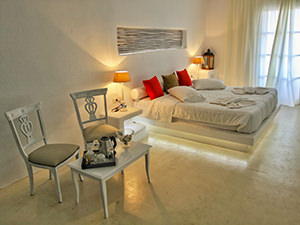 Junior suite in Zefi Hotel, Naoussa, Paros, Greece, photo by Ivan Kralj