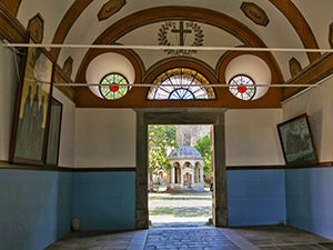 Entrance to the Iviron Monastery on Mount Athos, Greece, photo by Ivan Kralj
