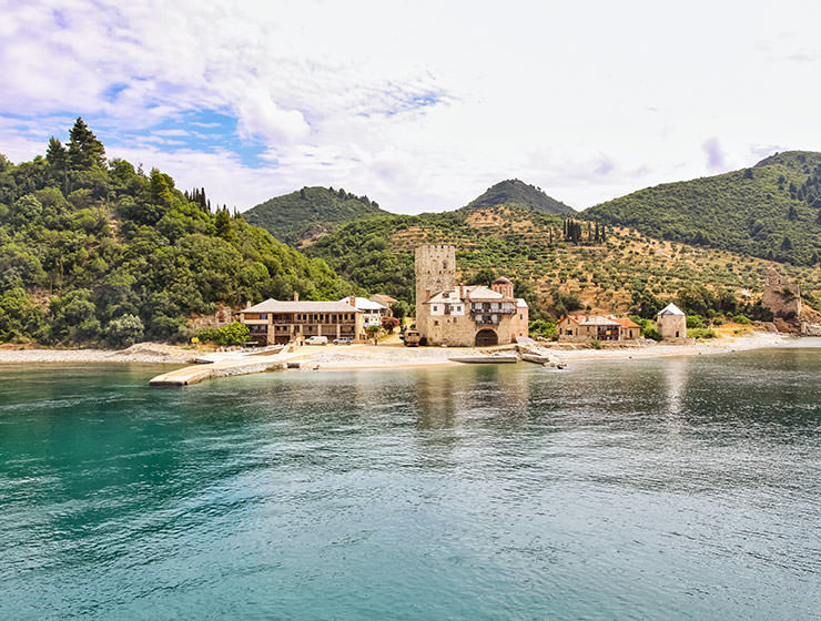 Zograf Monastery arsana, one of the access points when visiting Mount Athos monasteries on the Holy Mountain, Greece, photo by Ivan Kralj