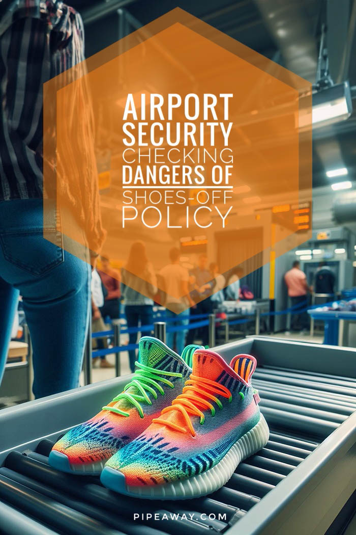 Did you know that shoes-off policy during the airport security checking poses a risk as a health hazard? How to pass security screening safely?