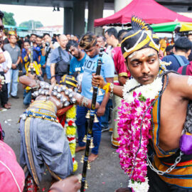 Devotees at Thaipusam Festival 2019 at Batu Caves, Malaysia, photo by Ivan Kralj