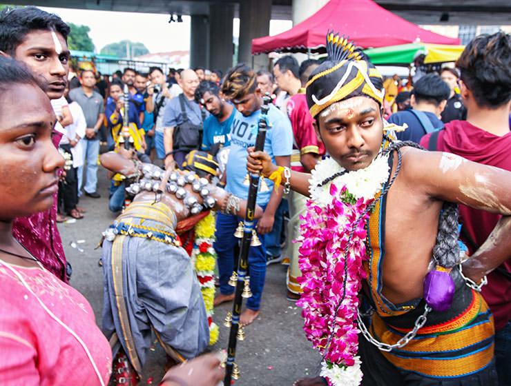 Devotees at Thaipusam Festival 2019 at Batu Caves, Malaysia, photo by Ivan Kralj