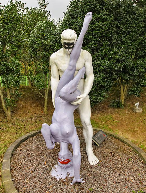 Exhibit at Jeju Loveland sculpture park in Jeju Island, South Korea, photo by Ivan Kralj