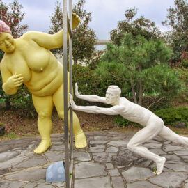 Exhibit at Jeju Loveland sculpture park in Jeju Island, South Korea, photo by Ivan Kralj