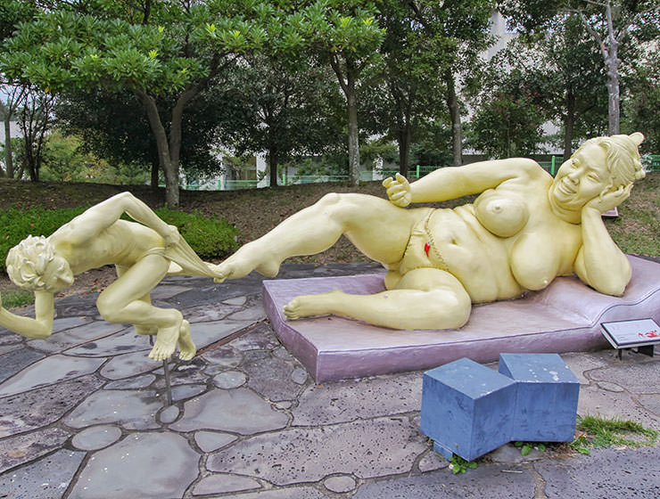 Exhibit at Jeju Loveland sculpture park in Jeju Island, South Korea, photo by Ivan Kralj