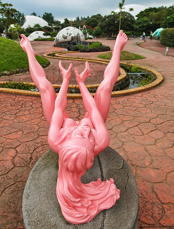Exhibit at Jeju Loveland sculpture park in Jeju Island, South Korea, photo by Ivan Kralj