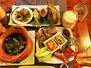 An introduction to Lao cuisine, a set menu at Tamarind Restaurant; eating here is considered to be one of the best things to do in Luang Prabang, Laos, photo by Ivan Kralj