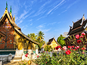 The complex of buildings at Wat Xieng Thong, one of the best temples to visit in Luang Prabang, Laos, photo by Ivan Kralj