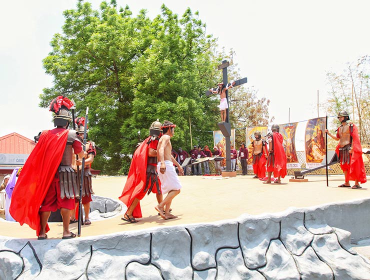 The crucifixion in Pampanga, San Fernando, is the highlight of the Maleldo 2019, Holy Week Philippines, here devotees get crucified in Santa Lucia, photo by Ivan Kralj