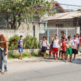 Magdarame devotees relive Christ's passion by carrying heavy crosses and flagellating themselves in San Fernando, Pampanga, during the Maleldo 2019, Holy Week Philippines, photo by Ivan Kralj