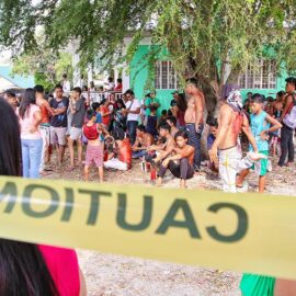 Magdarame devotees relive Christ's passion by carrying heavy crosses and flagellating themselves in San Fernando, Pampanga, during the Maleldo 2019, Holy Week Philippines, photo by Ivan Kralj