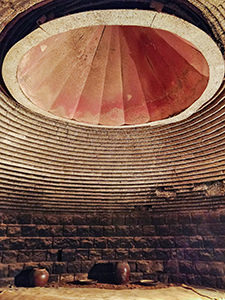 Hanjeungmak kiln, a heated room in Itaewon Land, a Korean spa / jjimjilbang in Seoul, South Korea, photo by Ivan Kralj