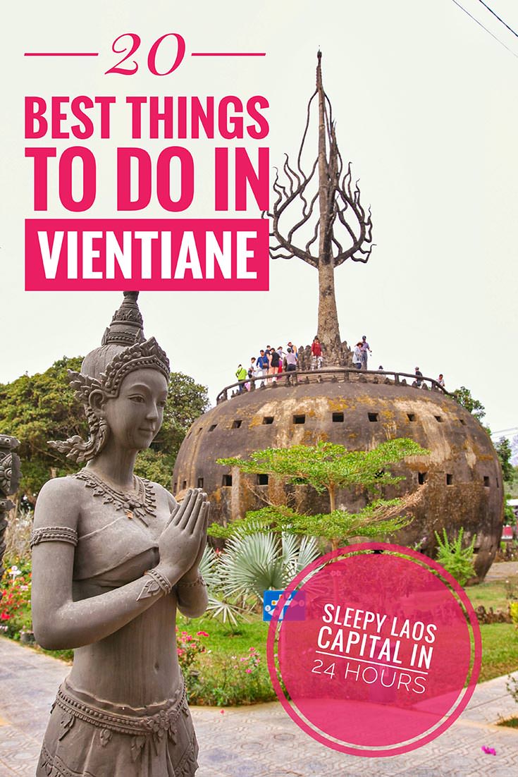 Vientiane is often considered to be one of the most boring places to visit in Laos! No matter if you are traveling there for one, two or three days, these are the top 20 best things to do in Vientiane! Enjoy your guide through the sleepy capital of Laos!