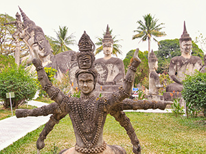 Exploring statues in Buddha Park is one of the weirdest things to do in Vientiane, Laos, photo by Ivan Kralj