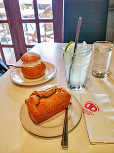 Swedish Semla and banana bread at Scandinavian Bakery, one of the best places to eat in Vientiane, Laos, photo by Ivan Kralj