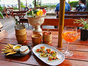 A variety of tapas dishes displayed at The Spirit House, one of the best restaurants in Vientiane, Laos, photo by Ivan Kralj