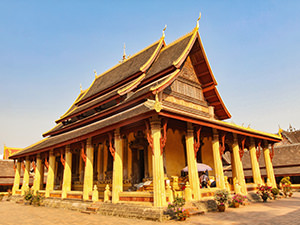 Wat Si Saket, the oldest surviving Buddhist temple in Vientiane, Laos, photo by Ivan Kralj